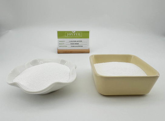 Polvo de L-lactato de calcio soluble en blanco Granulados microcristalinos