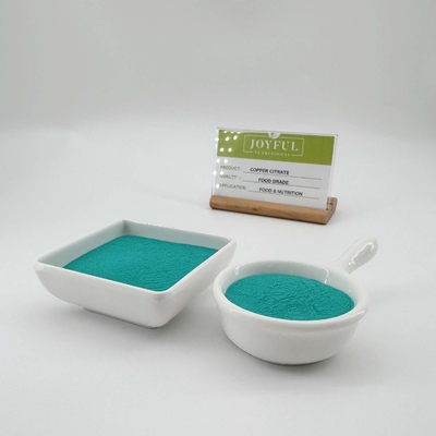 Aditivo alimentario Citrato de cobre en polvo Azul Verde Cas 866-82-0